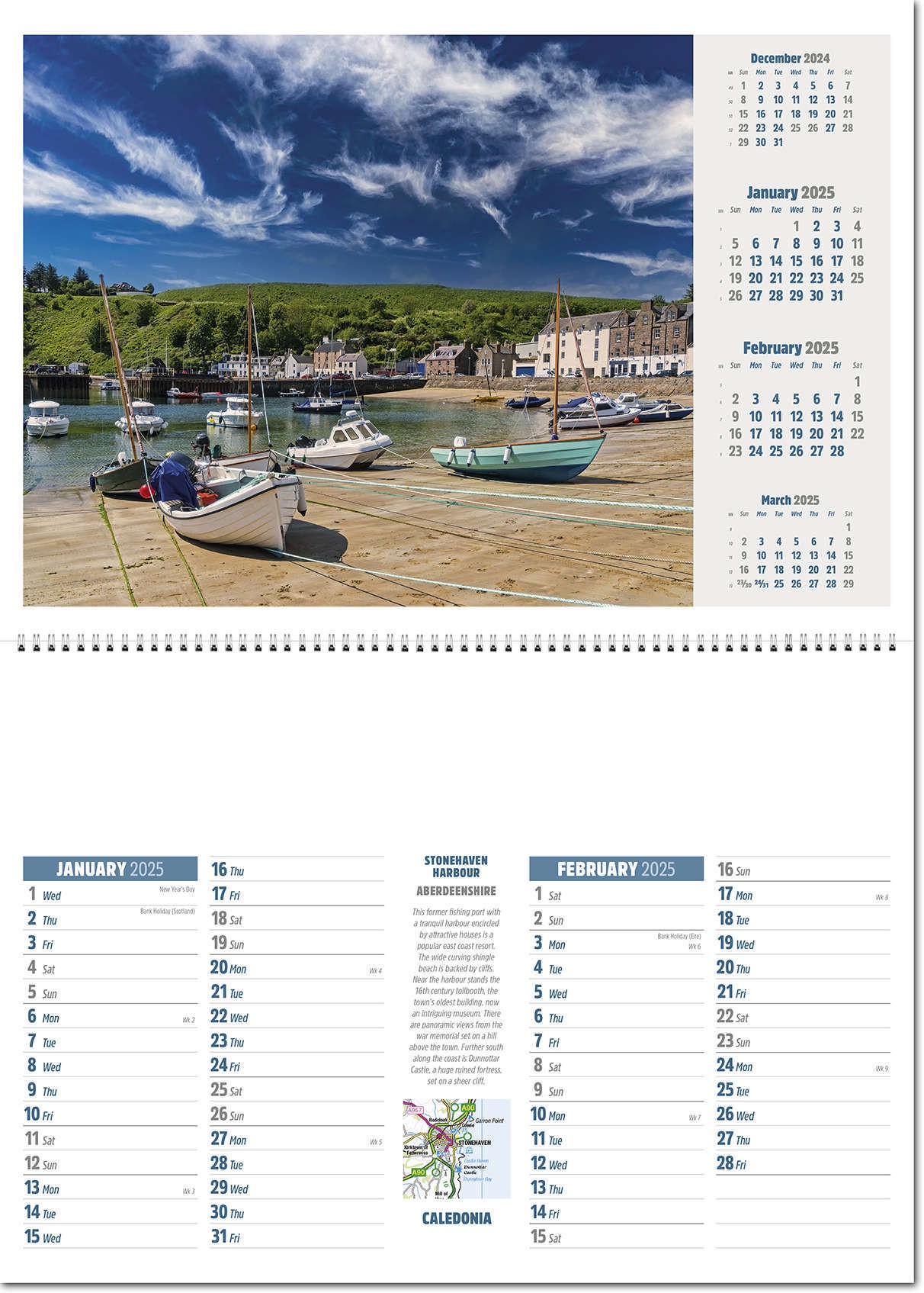 Caledonia Postage Saver Calendar