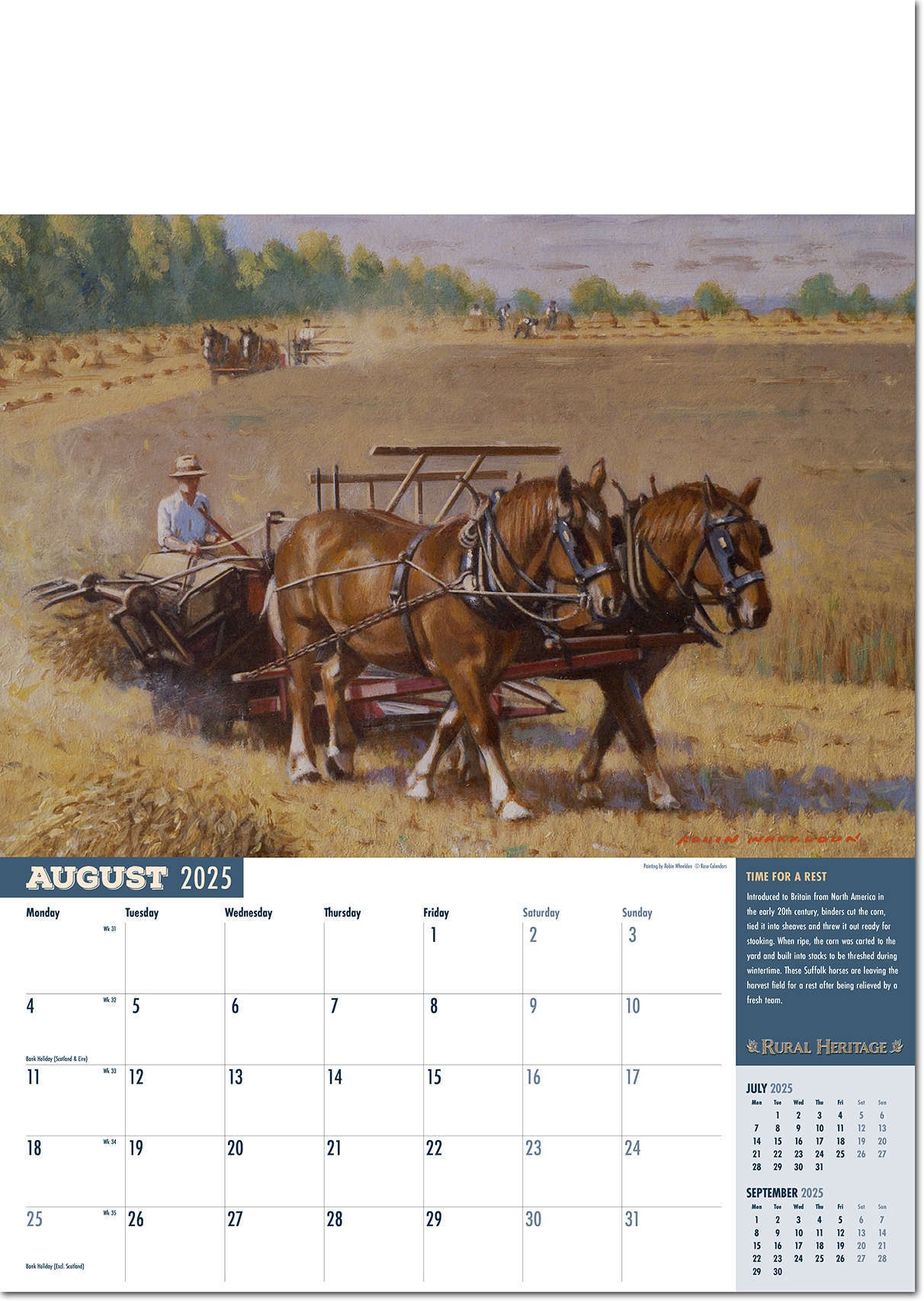 Rural Heritage Calendar