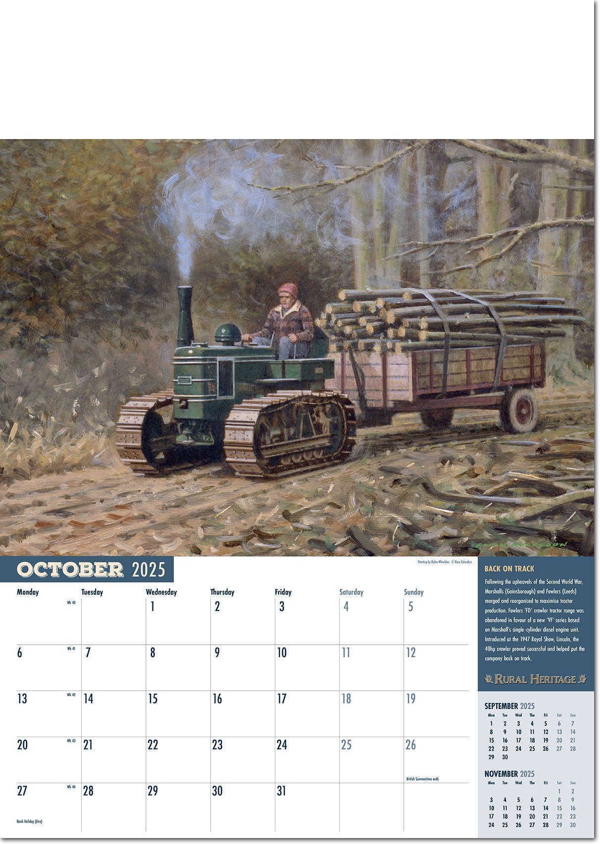 Rural Heritage Calendar