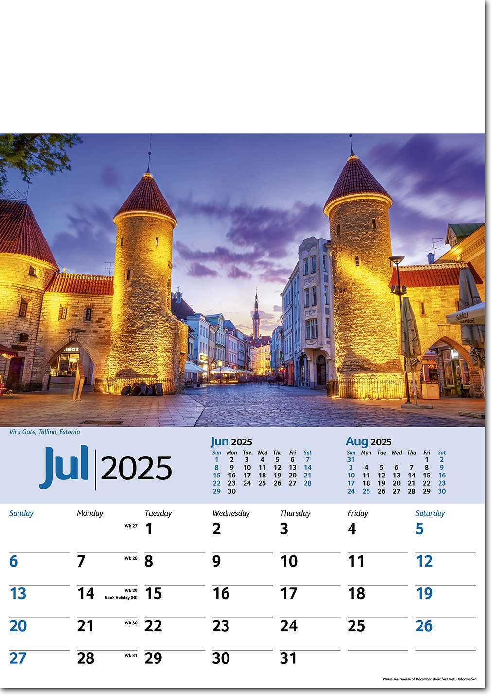 Scenic World Wall Calendar