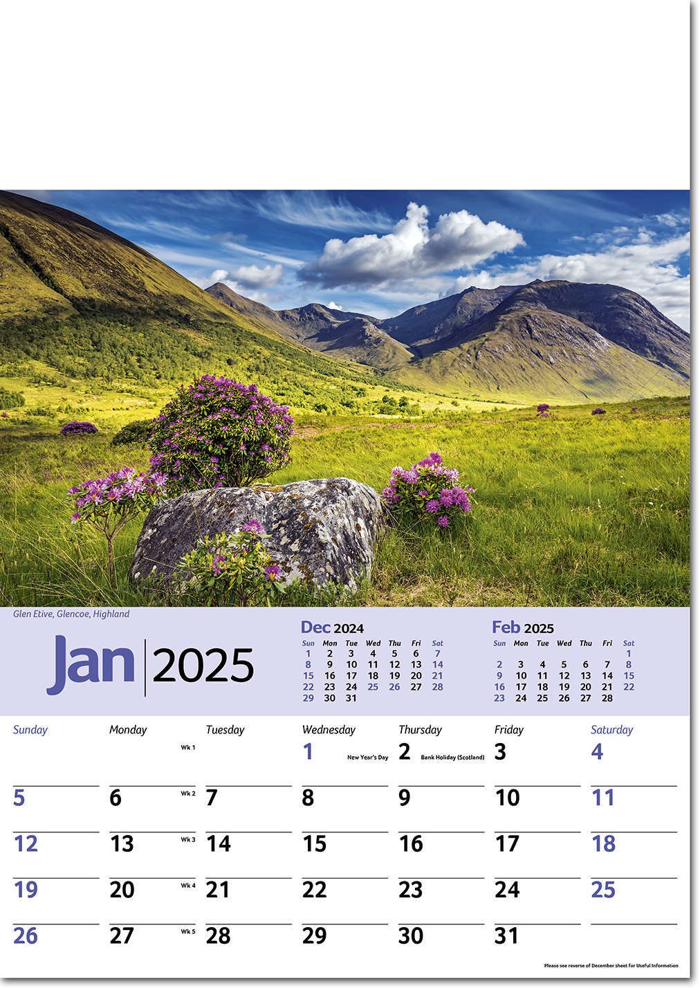 Pride of Scotland Calendar