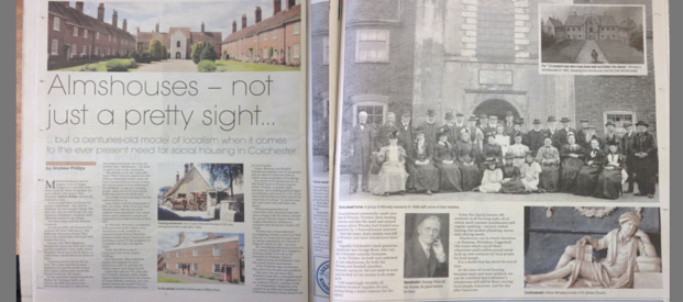 Essex County Standard article on George Rose benefactor banner image