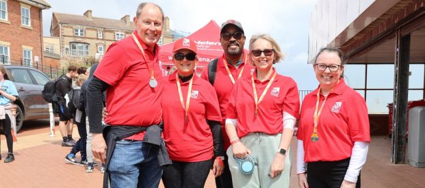 Walking for St Helena Hospice: Pier to Pier Challenge Raises Over £525