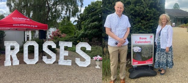 Rose Calendars Supports St Helena Hospice's Roses for Remembrance Event