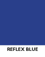 Reflex Blue Color Chart