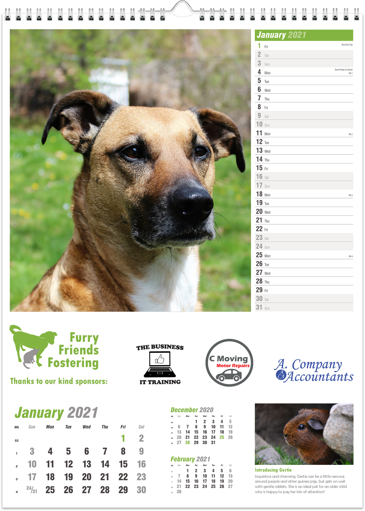 Fundraising Calendar