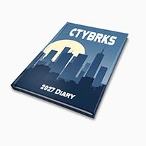 Full Colour Cover A5 Weekly Diary - White Pages