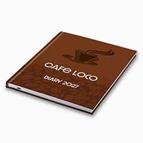 Full Colour Cover Quarto Diary - White Pages