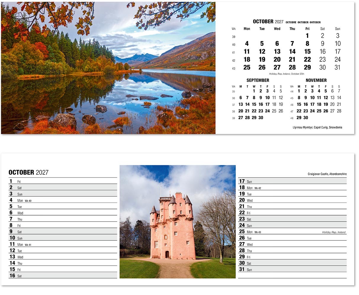 Britain in View Desk Calendar