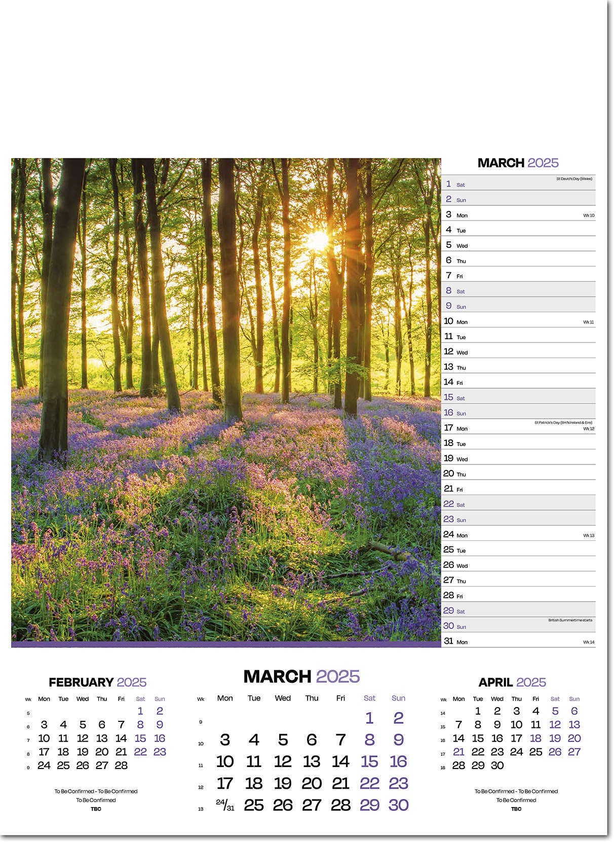 Moods of Nature Calendar