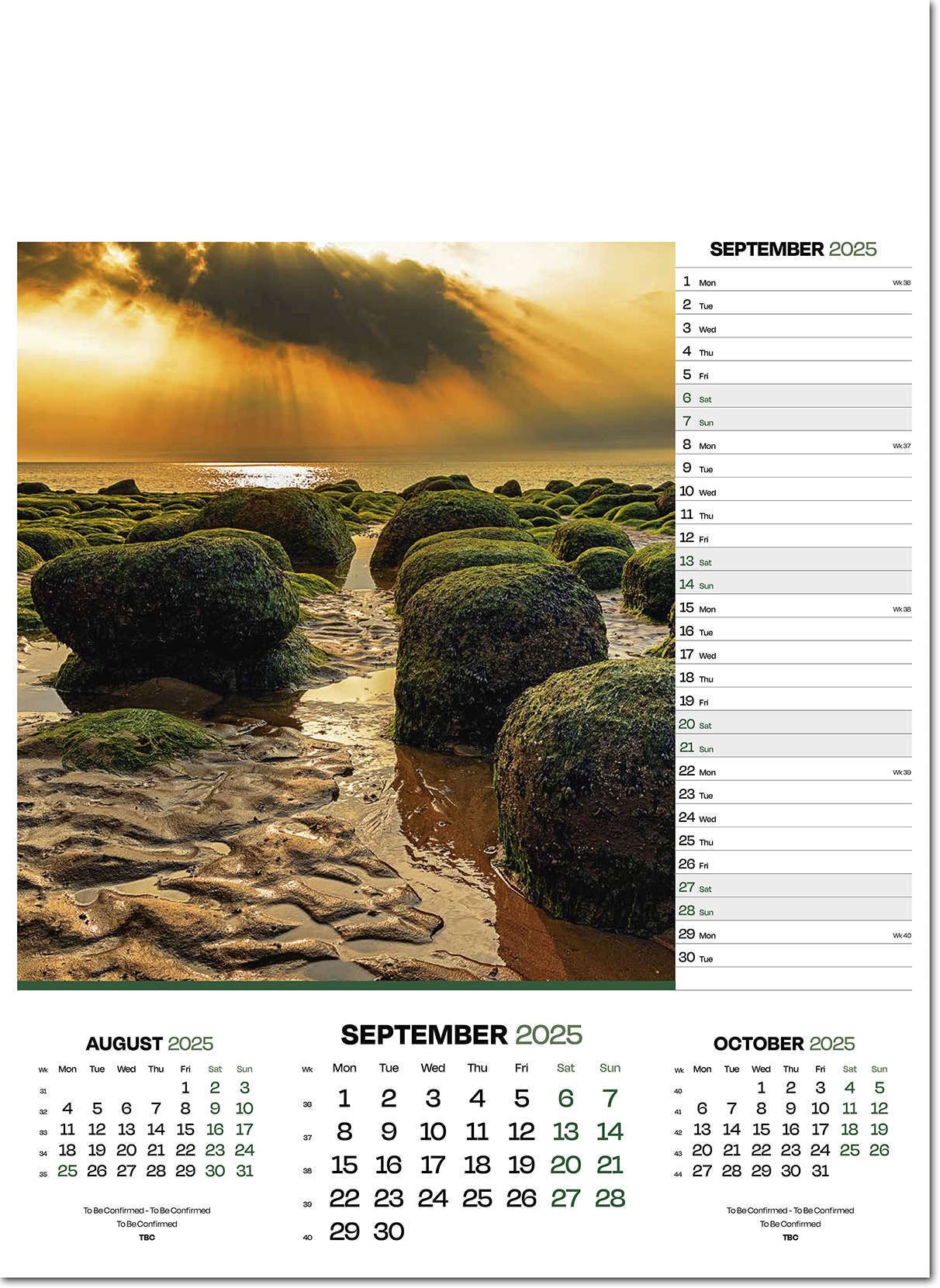 Moods of Nature Calendar