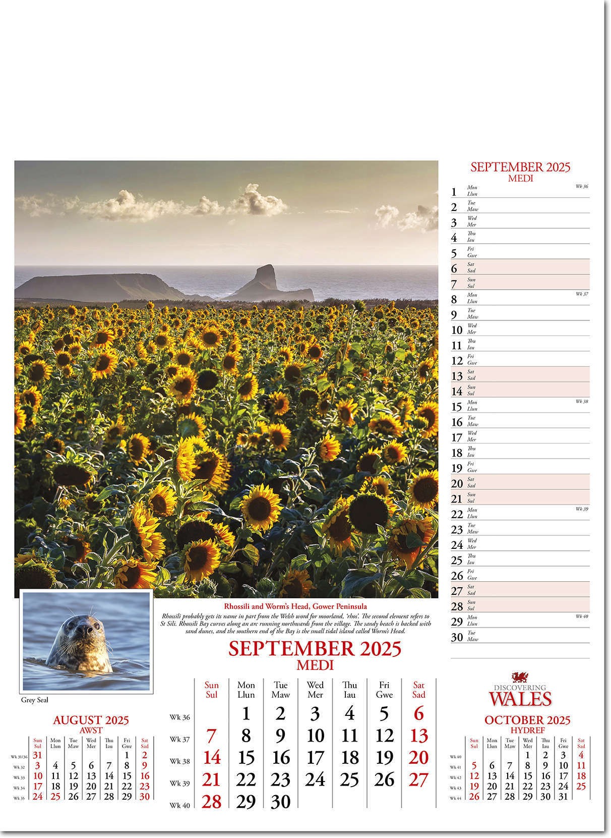 Discovering Wales Calendar