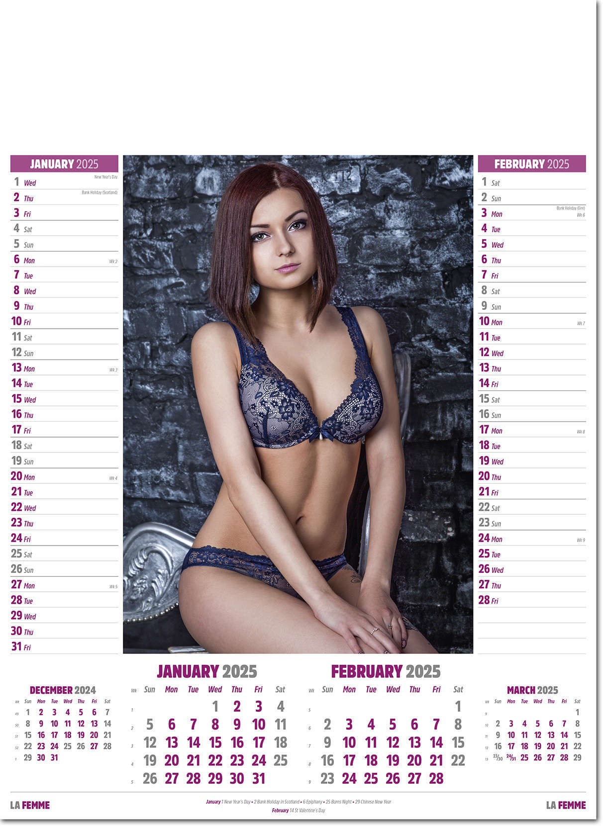 La Femme Calendar