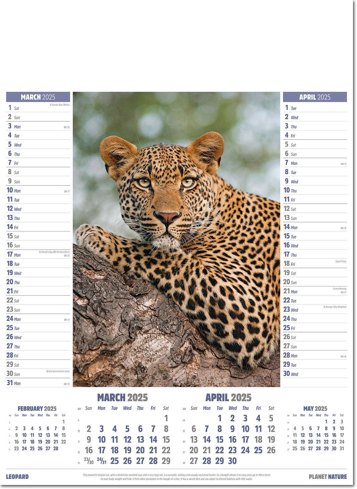 Planet Nature Calendar