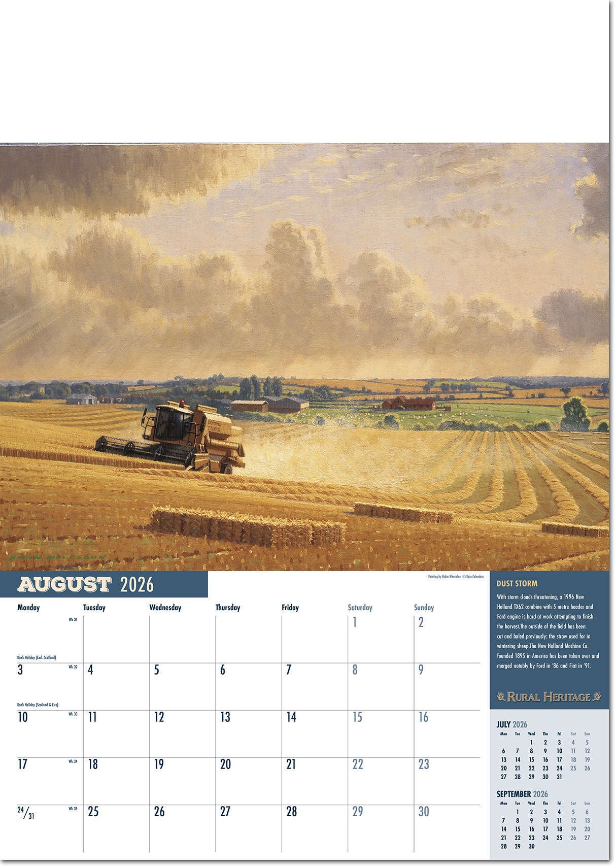 Rural Heritage Calendar