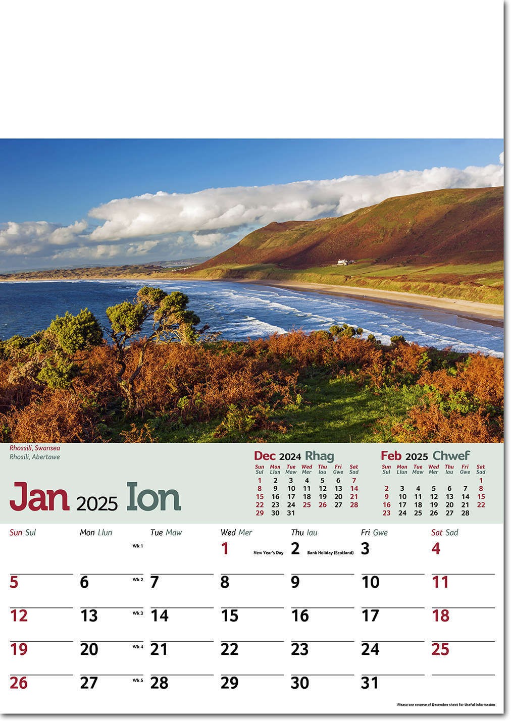 Tour of Wales Calendar