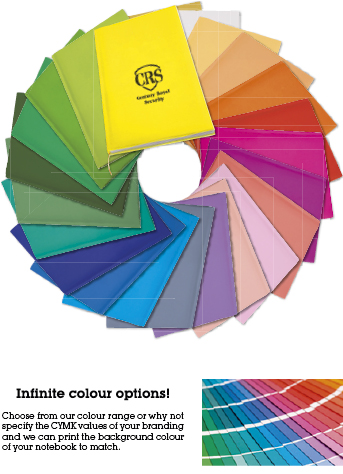 Infinite Colour Casebound Notebooks