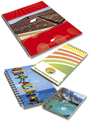 Card Covered Wiro Notebooks