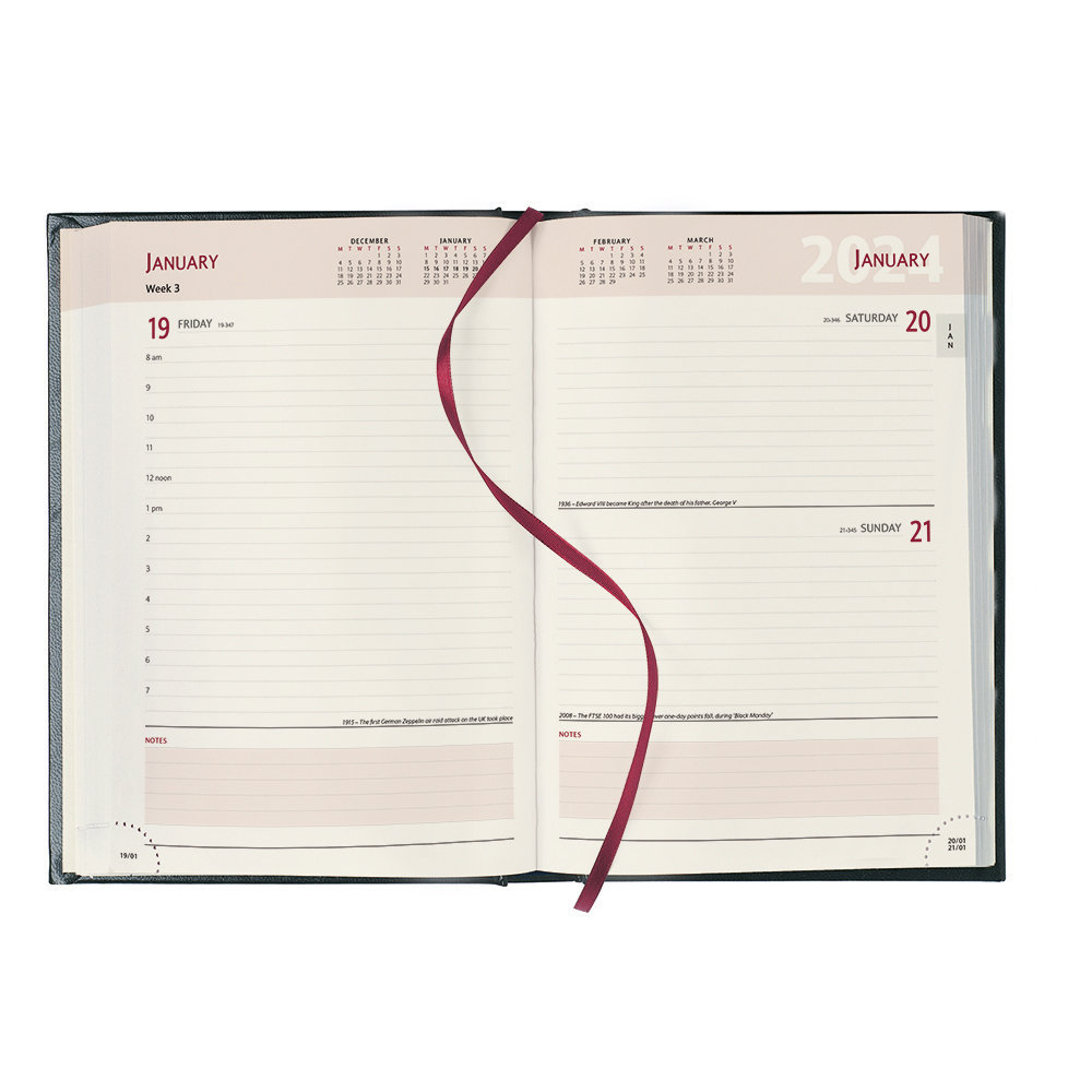 Rio A5 Diary - Cream Pages