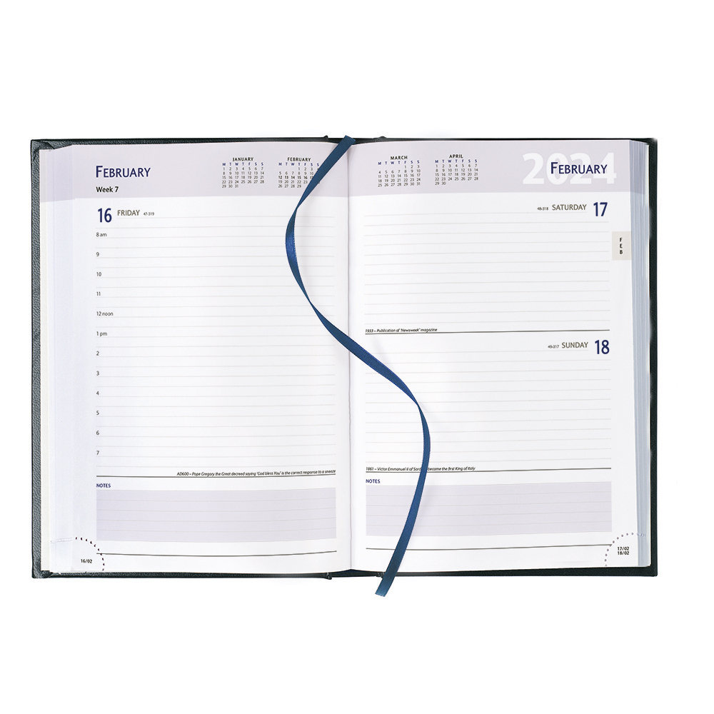 Rio A5 Diary - White Pages
