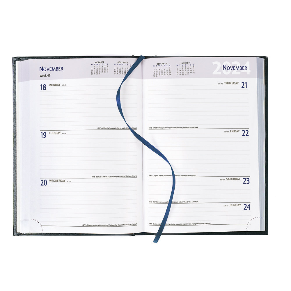 Full Colour Cover A5 Weekly Diary - White Pages