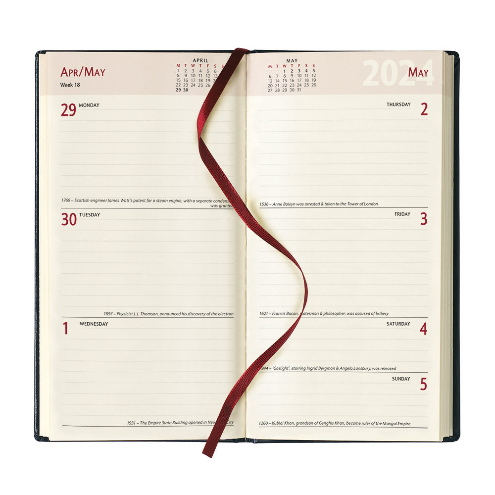 Classic Pocket Diary - Cream Pages