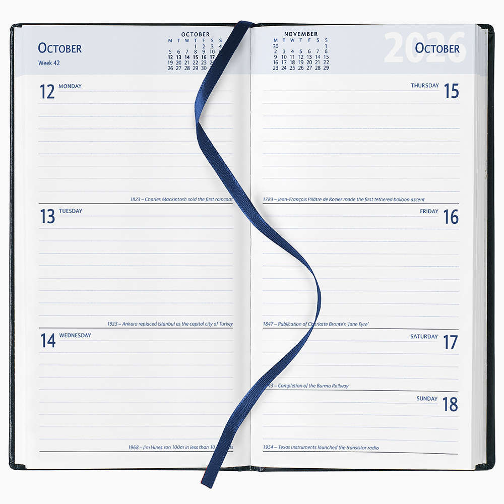 Sorrento Pocket Diary - White Pages