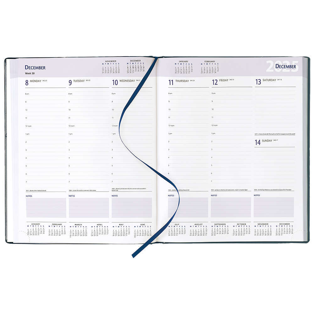 Full Colour Cover Quarto Diary - White Pages